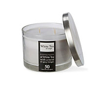 Grey White tea & ginger Jar candle