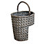 Grey Wicker Basket (H)380mm (W)320mm