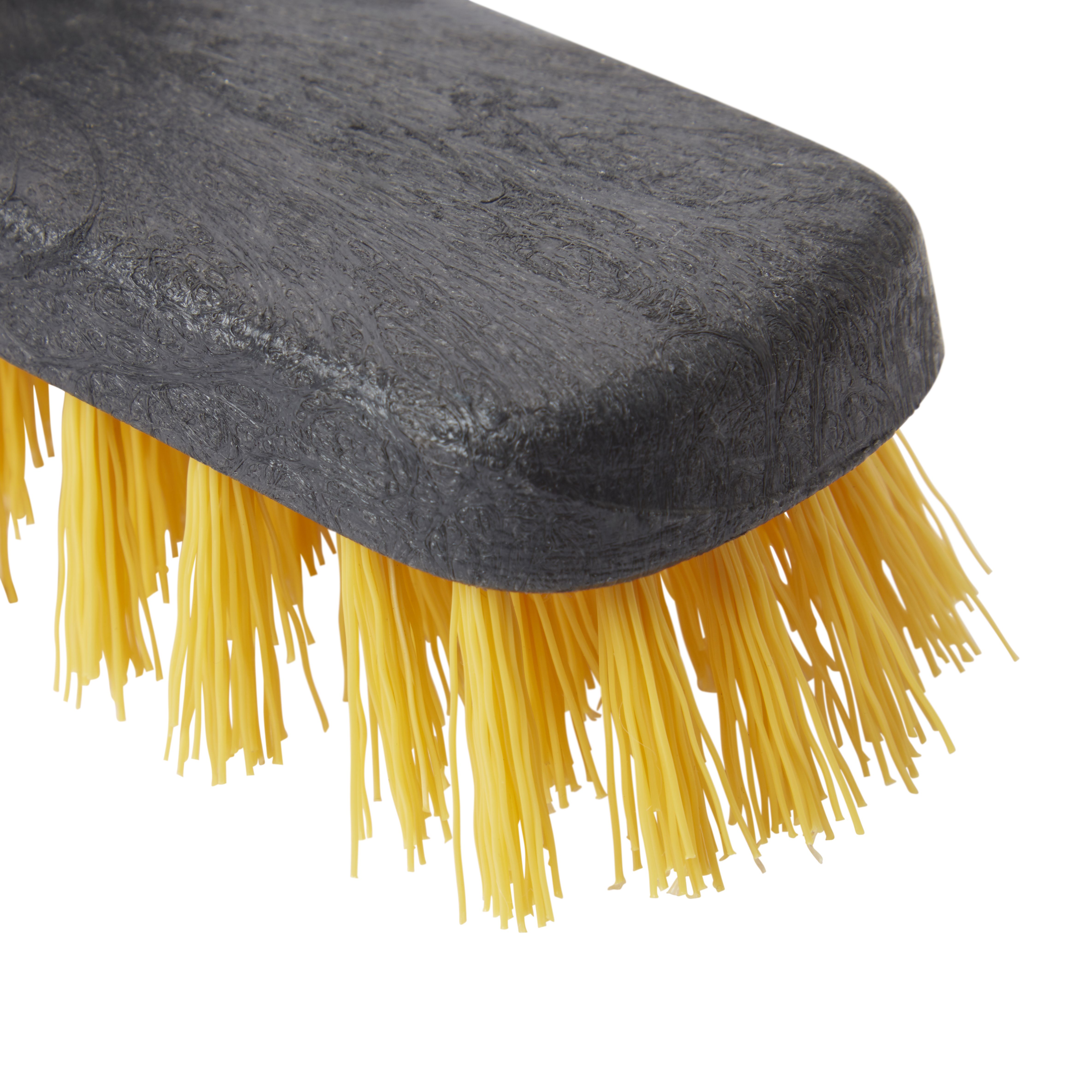 Grey & yellow Soft Broom head, (W)95mm