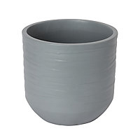 Griffin Ceramic Ribbon Circular Plant pot (Dia)24.3cm