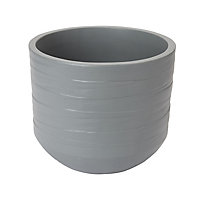 Griffin Ceramic Ribbon Circular Plant pot (Dia)30.5cm