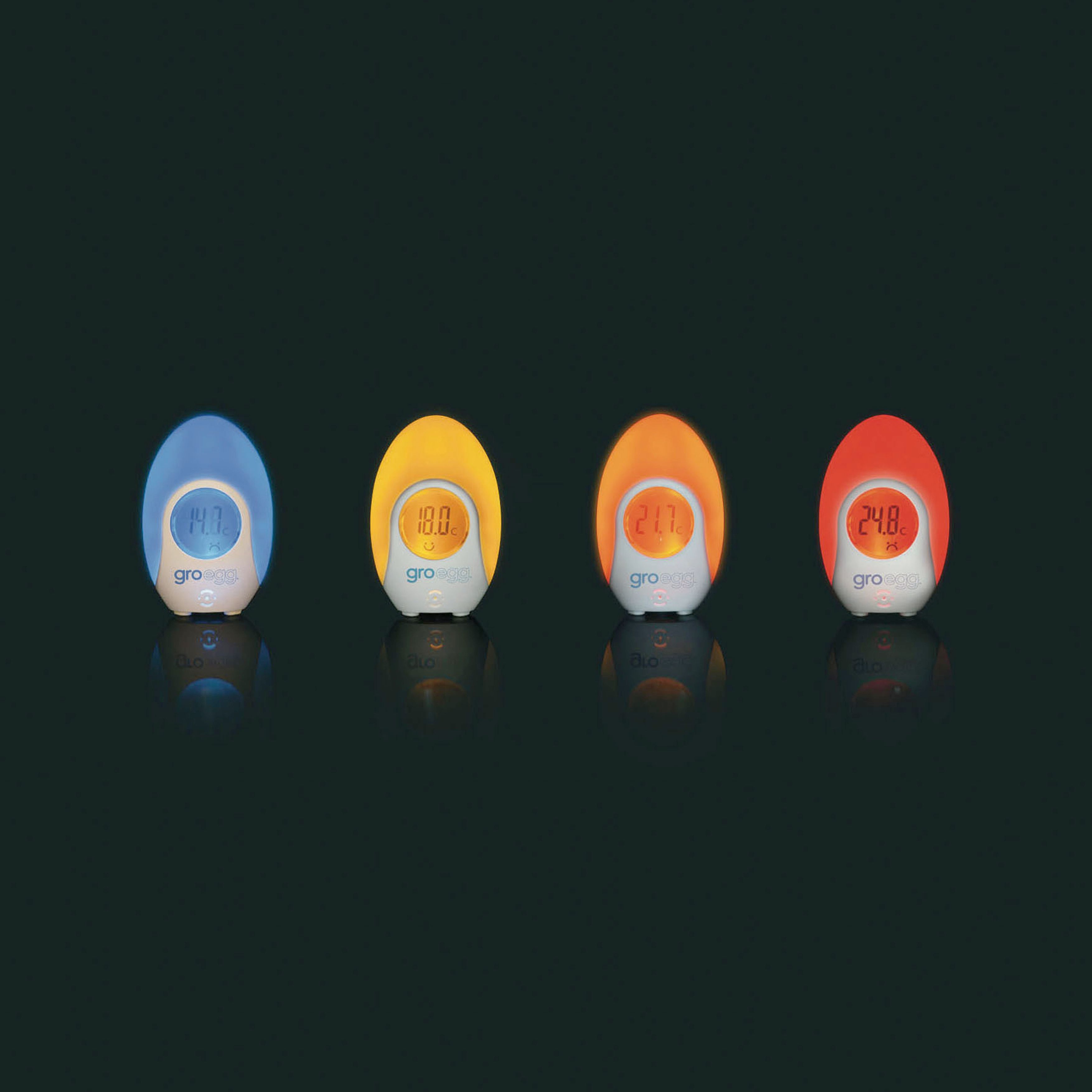 Haven Pharmacy Burkes - Back in stock. The Gro-egg digital room thermometer.  Peace of mind at just a quick look - this very clever little grobag egg  changes colour to let you