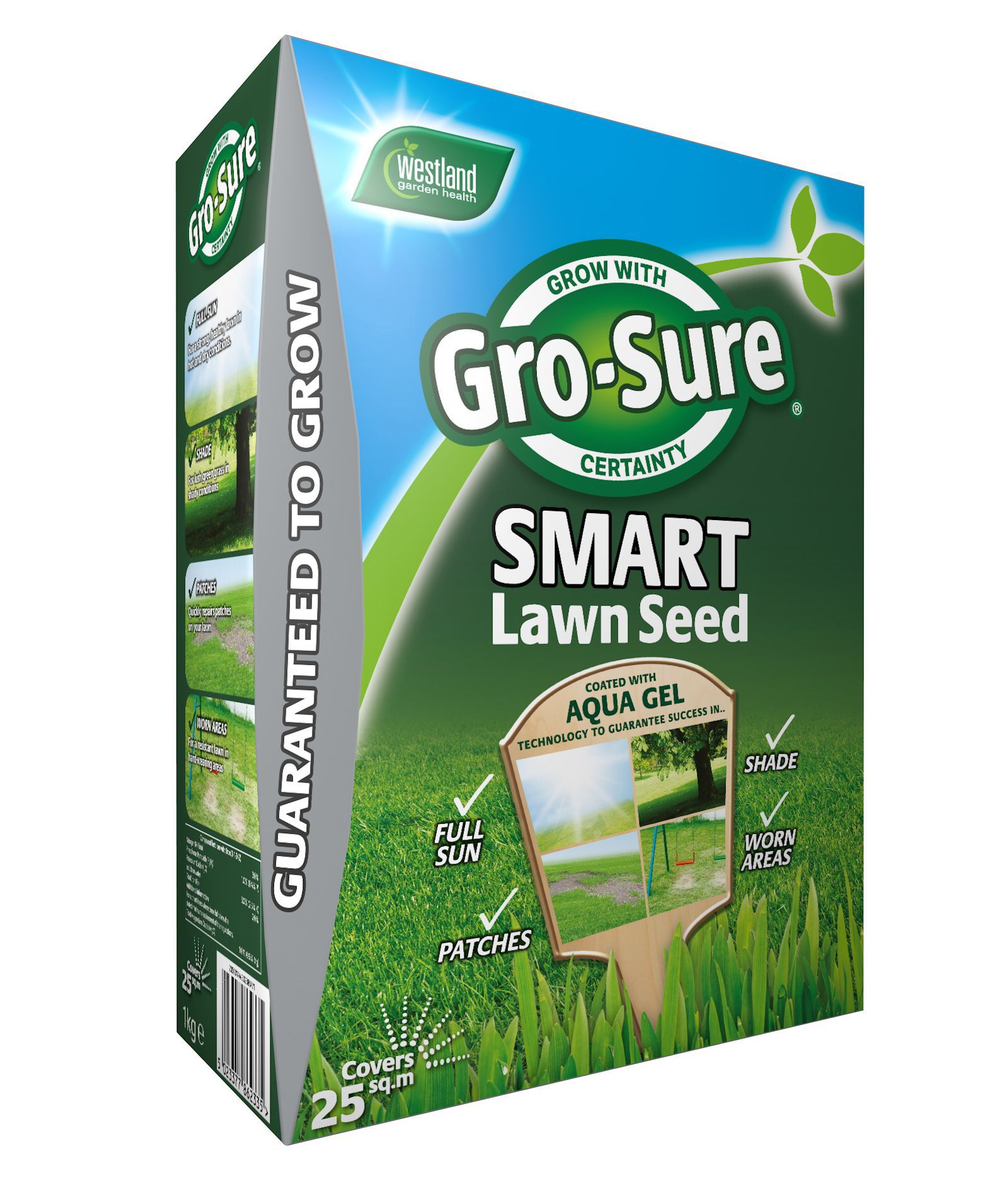 Gro-Sure Smart Gel Grass seeds, 1kg 25m²