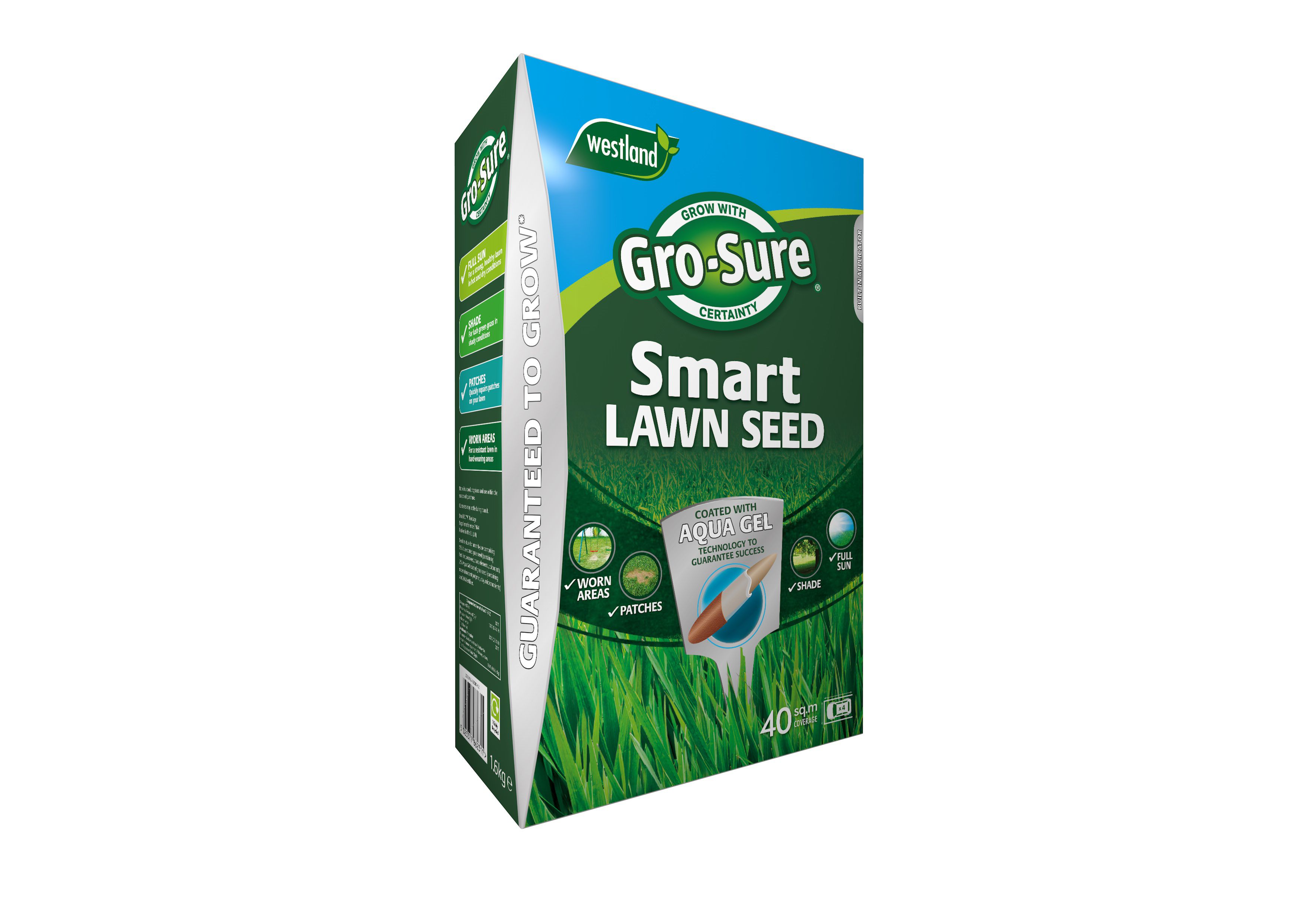 Gro Sure Smart seed Granules & seeds Grass seeds 1.6kg