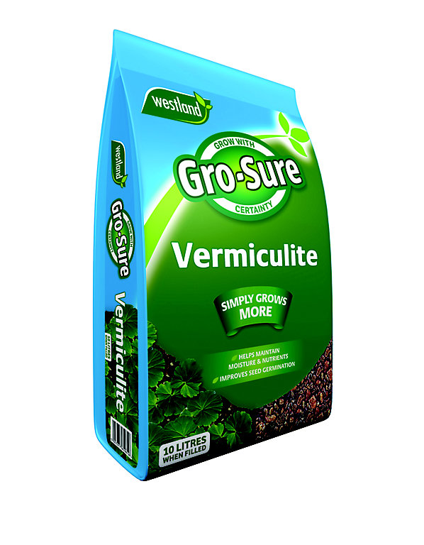 Westland Gro Sure Vermiculite 10 Litre Bag Garden Health Natural Mineral 