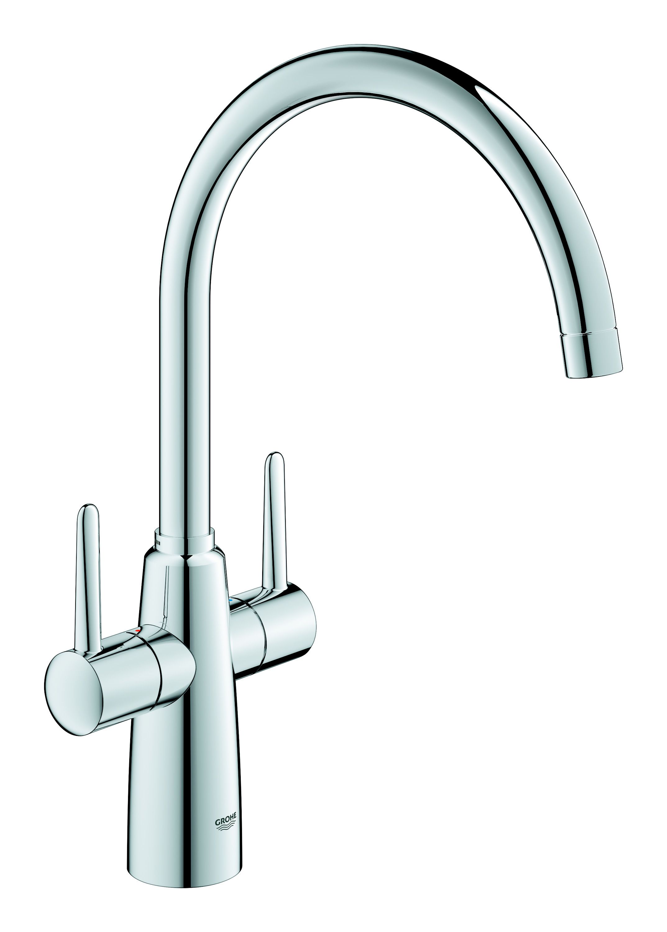 Grohe Ambi Gloss Chrome-plated Kitchen Dual lever Tap
