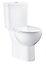 Grohe Bau Contemporary Close-coupled Rimless Standard Toilet & cistern with Soft close seat