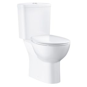 Grohe Bau White Close-coupled Toilet with Soft close seat & Close coupled cistern