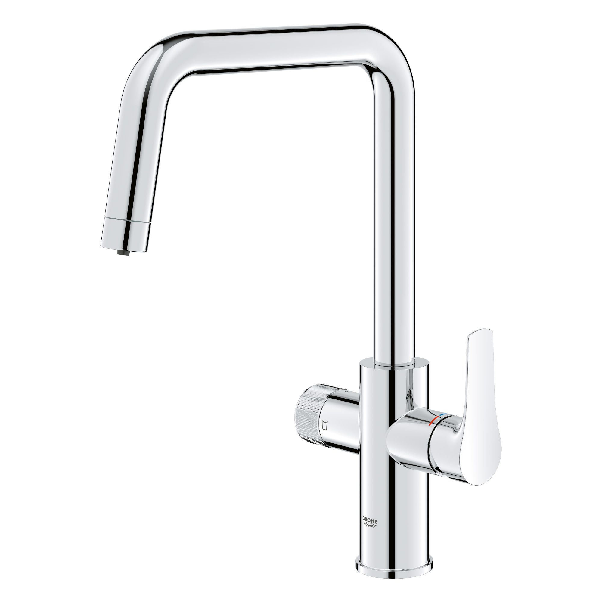 Grohe Blue Pure StartCurve Chrome-plated U-Spout Kitchen Water filter mono mixer Tap