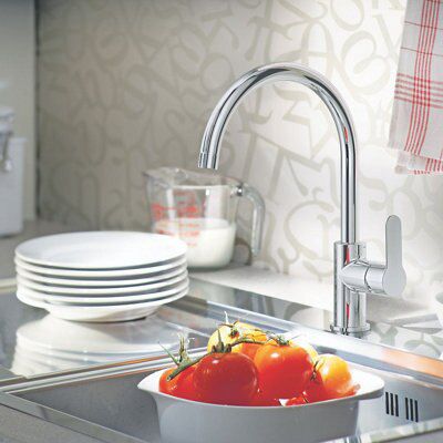 Grohe Chrome effect Kitchen Mixer Tap