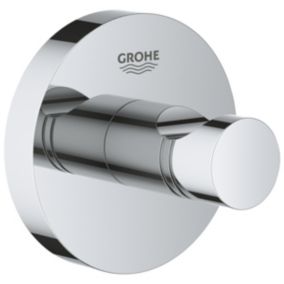 Grohe Essentials Gloss Metal Circular Single Hook (H)54mm