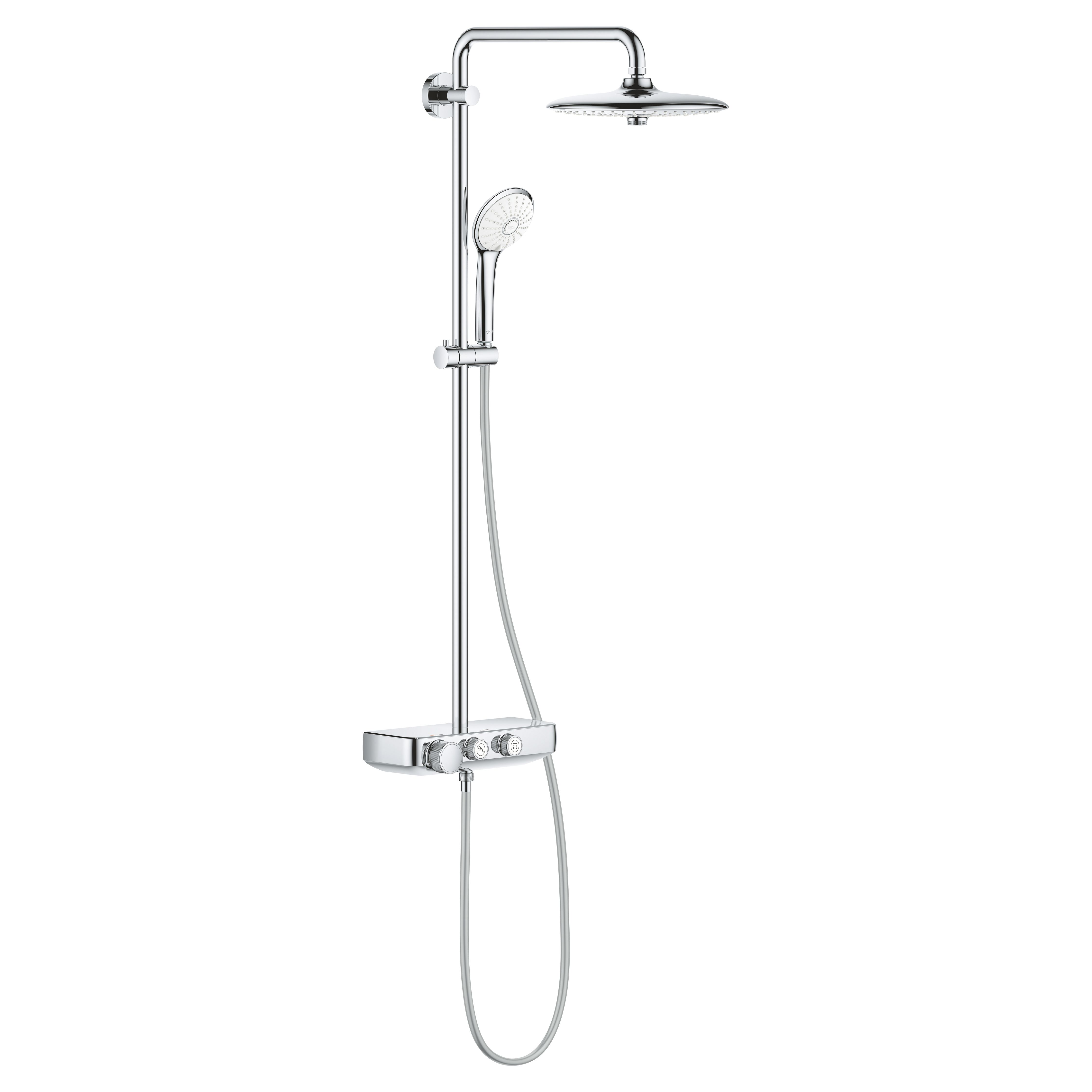 Grohe Euphoria SmartControl 260 Chrome effect Thermostatic Multi head shower