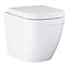 Grohe Euro Contemporary Back to wall Rimless Standard Toilet set with Soft close seat