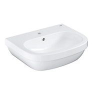 Grohe Euro Curved Wall-mounted Cloakroom Basin (W)55cm