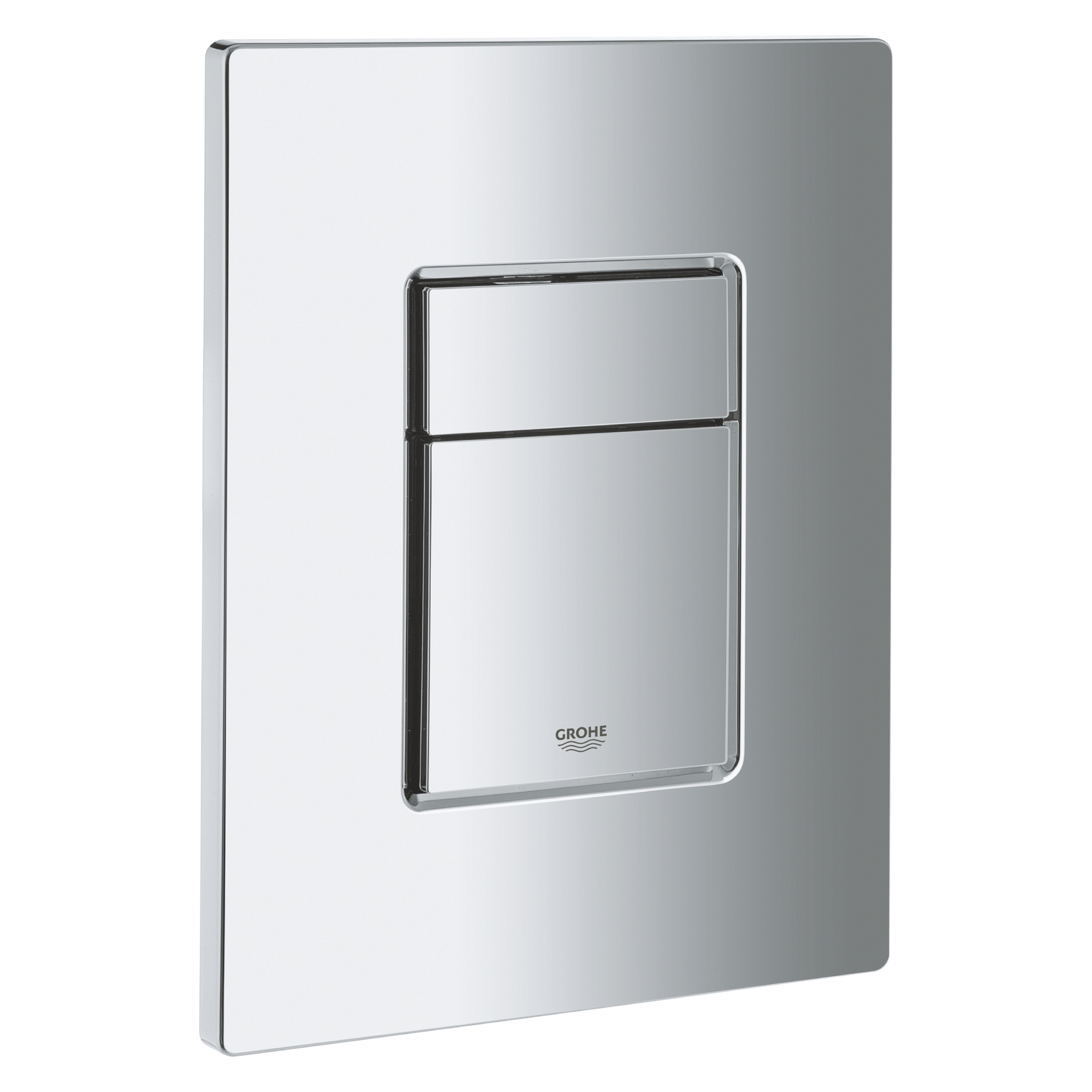 Grohe Euro Even Alpine White Standard Wall hung Oval Toilet with Soft close seat & Concealed cistern & plate kit - 5