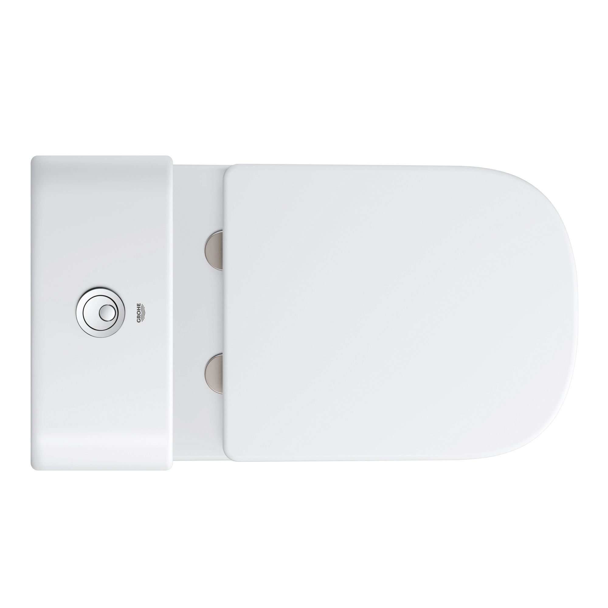 Grohe Euro White Back to wall Toilet with Soft close seat & Close coupled cistern - 5