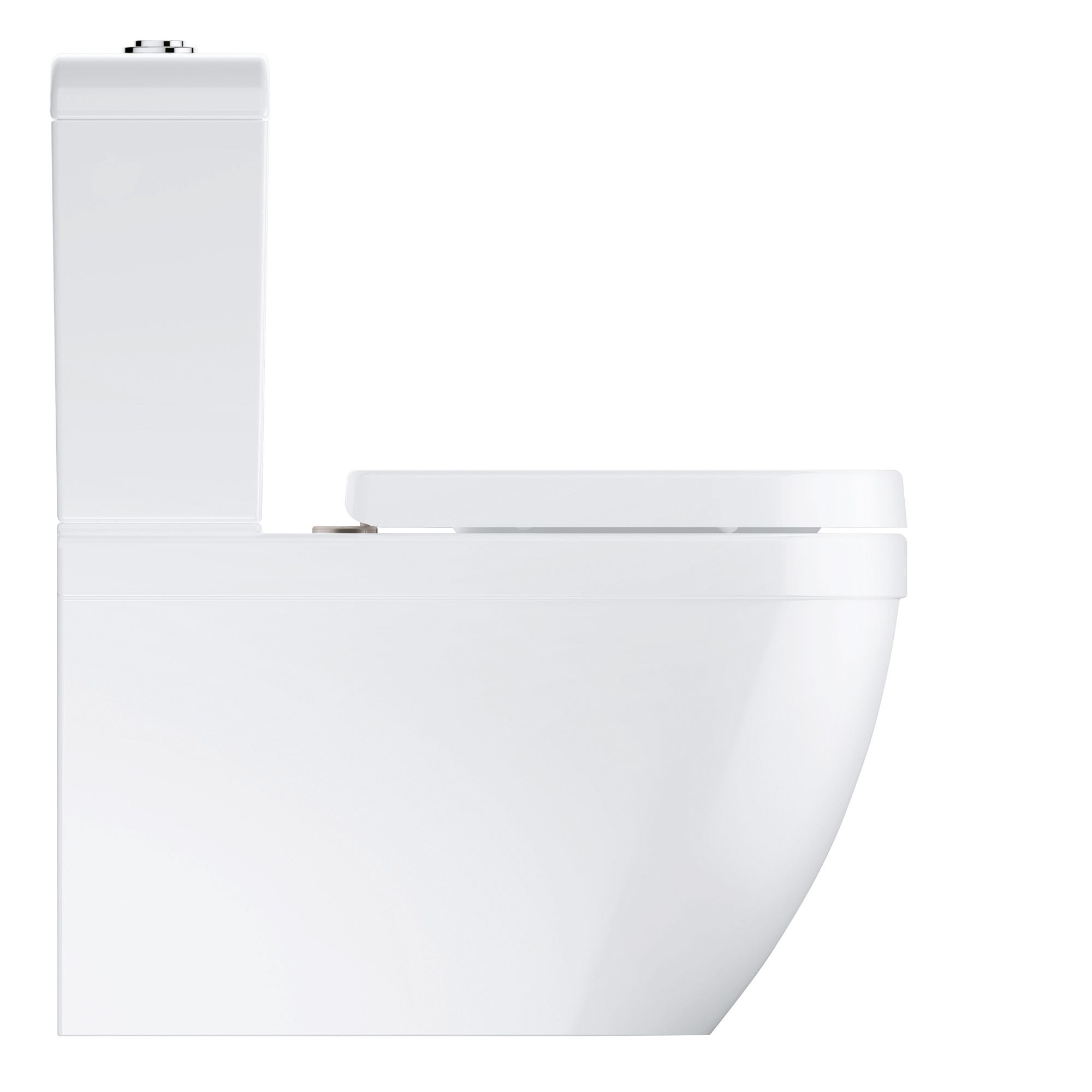 Grohe Euro White Back to wall Toilet with Soft close seat & Close coupled cistern