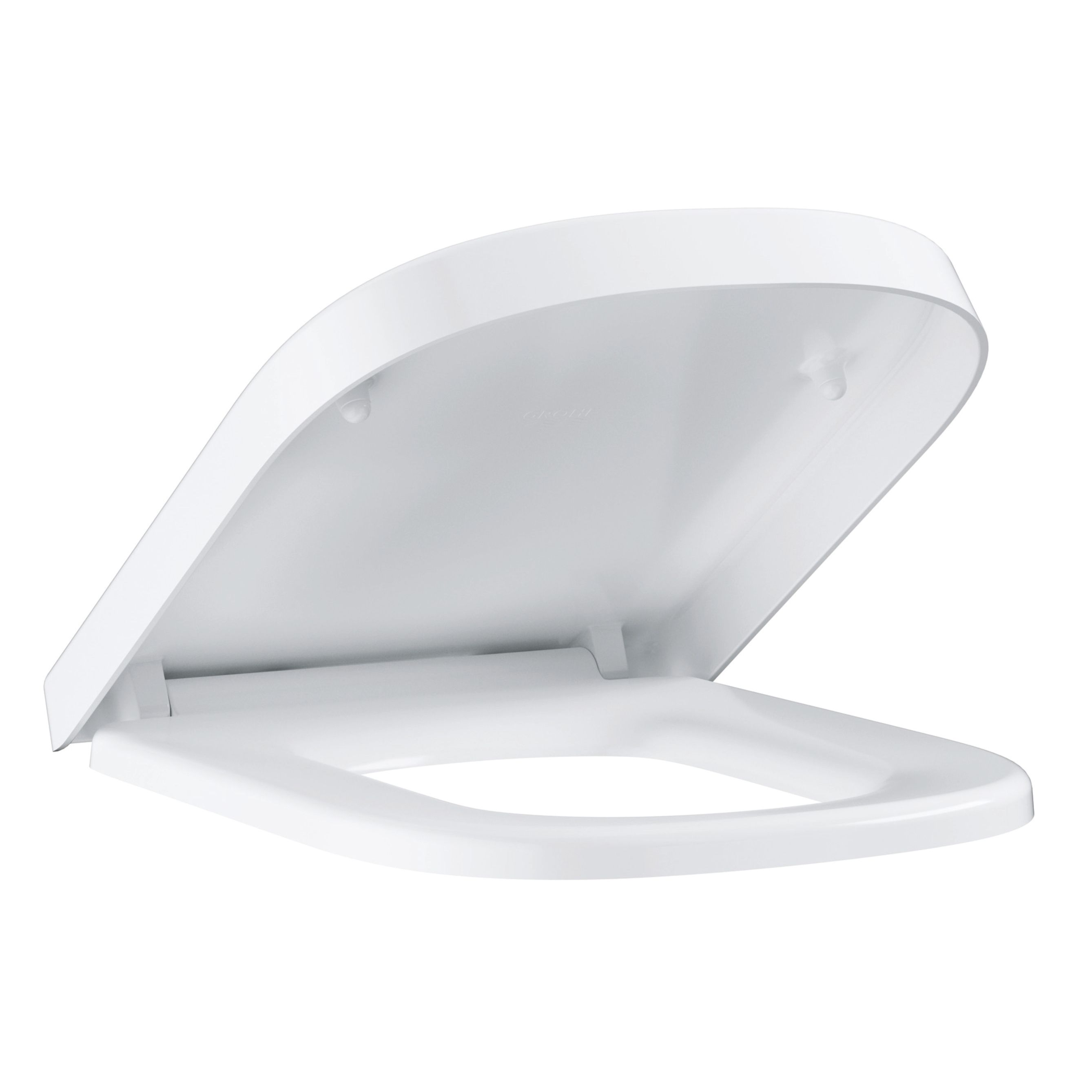 Grohe Even & Euro Alpine White Back to wall Toilet & cistern with Soft close seat - 5