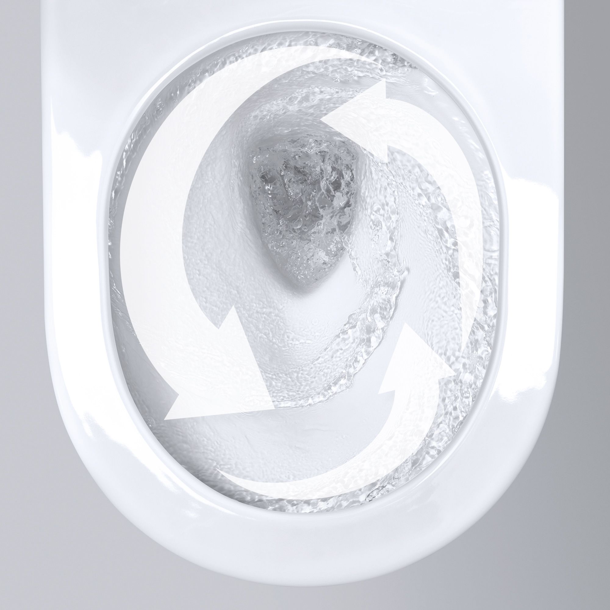 Grohe Even & Euro Alpine White Back to wall Toilet & cistern with Soft close seat - 7