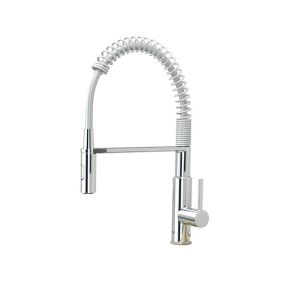 Grohe Get Chrome effect Kitchen Side lever spring neck Tap