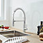 Grohe Get Chrome effect Kitchen Side lever spring neck Tap