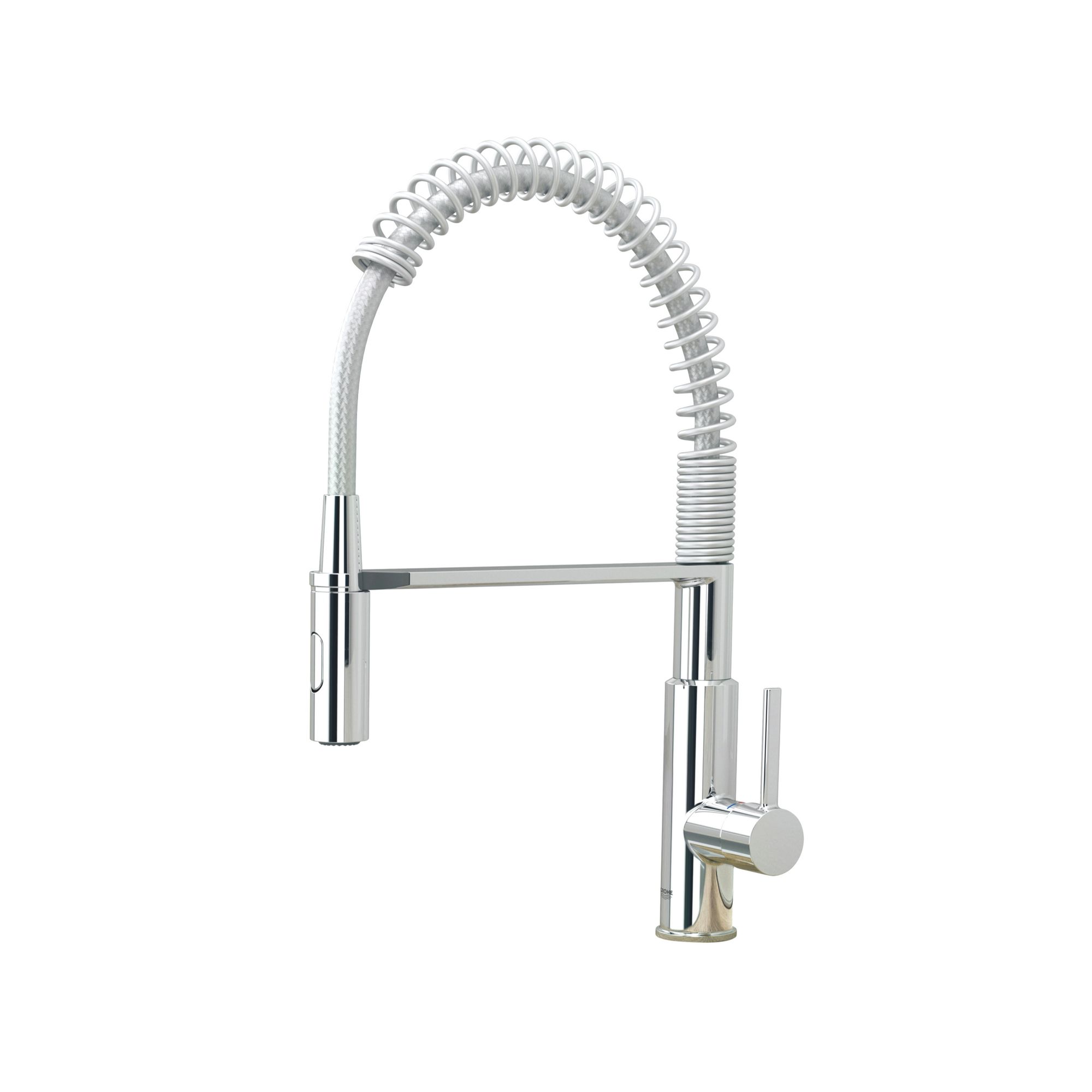 Grohe Get Chrome-plated Kitchen Side lever spring neck Tap