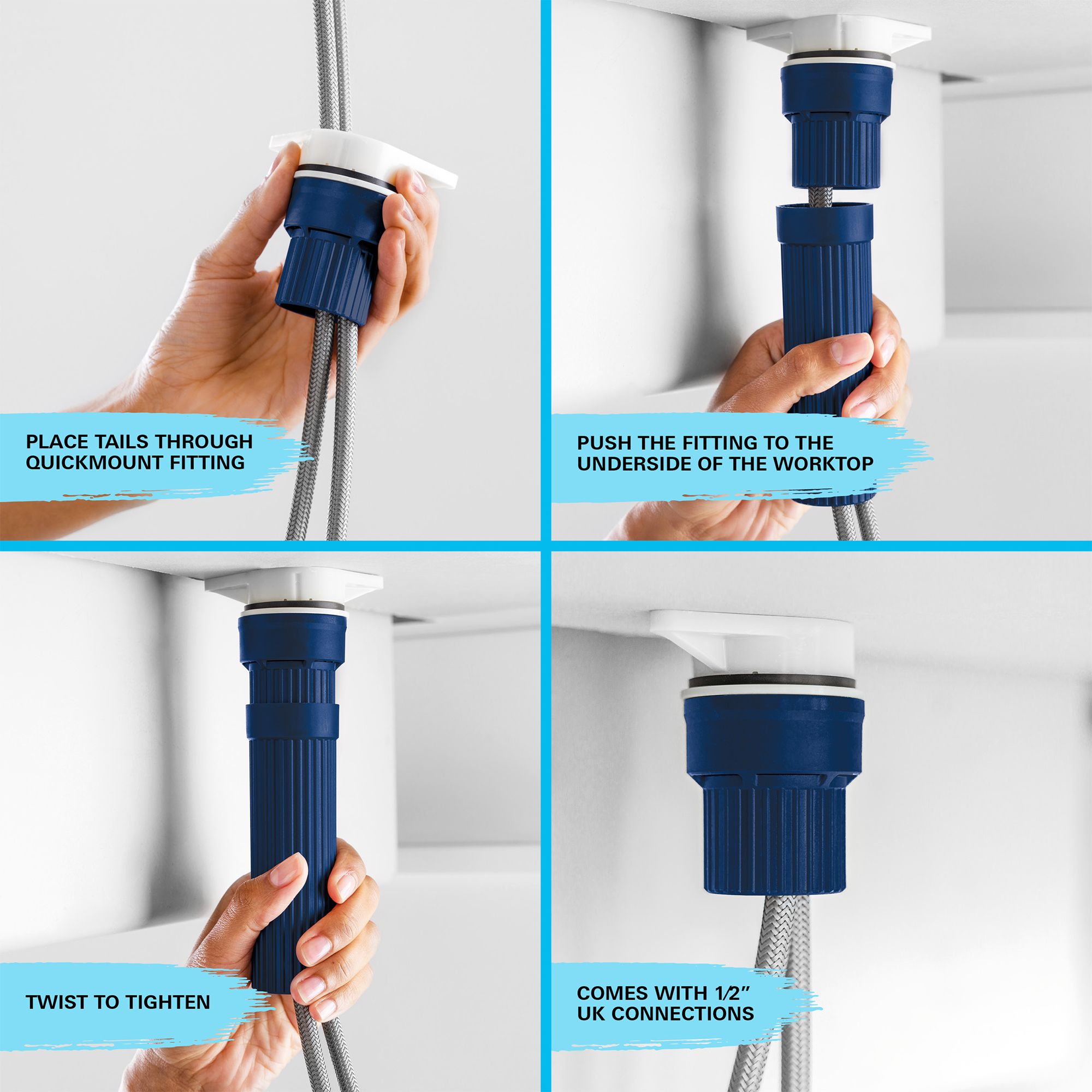 Grohe Get Gloss Chrome-plated Kitchen Side lever spring neck Tap