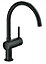 Grohe Minta Black Chrome-plated Kitchen Side lever Tap