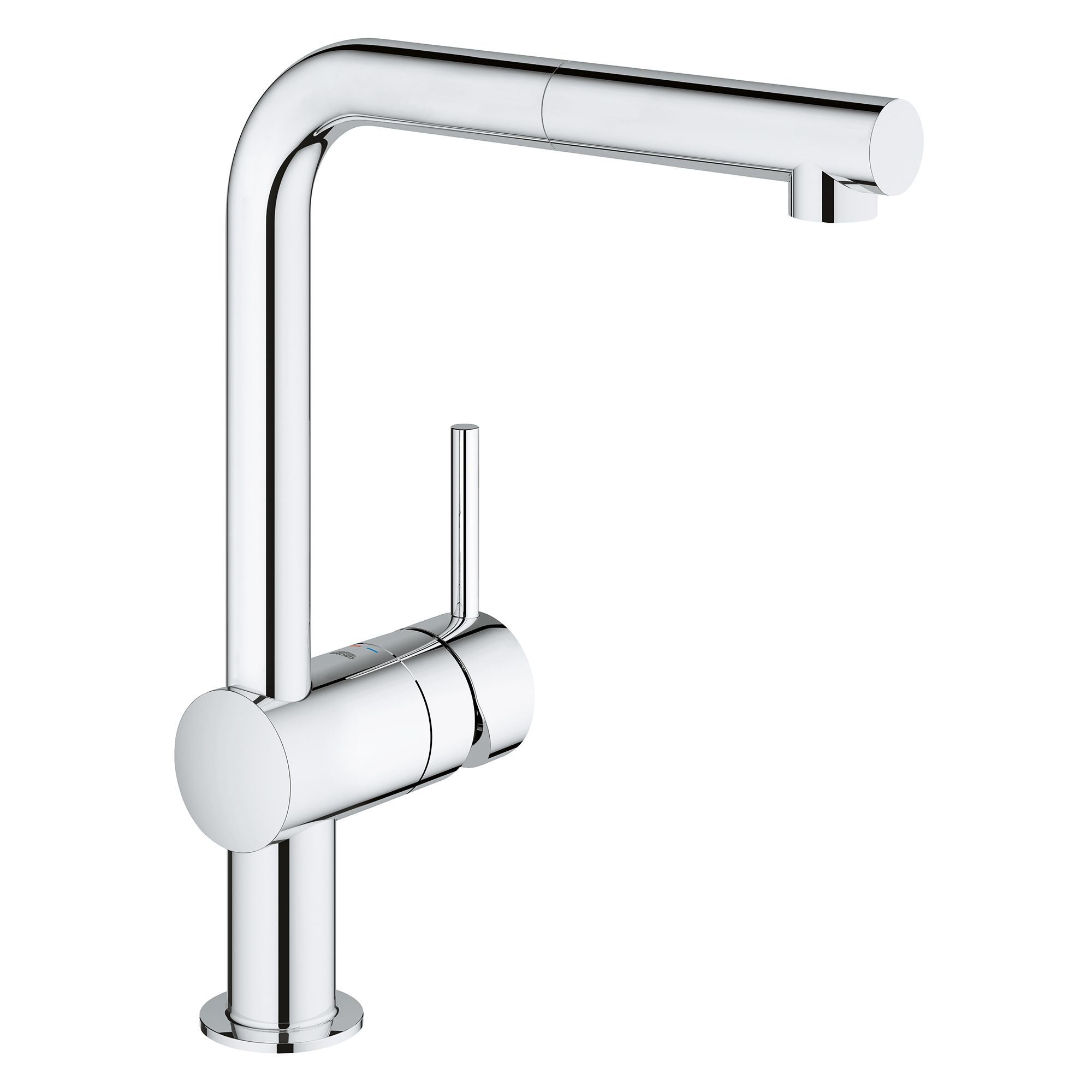 Grohe Minta Chrome-plated Kitchen Side lever pull out Tap