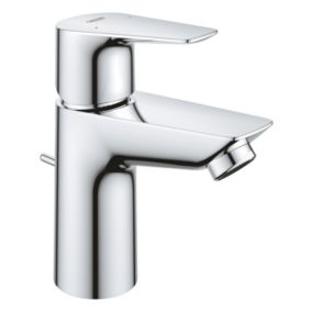 Grohe QuickFix Start Edge Chrome effect Basin Mono mixer Tap with Pop-up waste