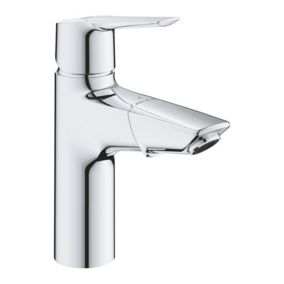 Grohe QuickFix Start Pull-out Chrome effect Basin Mono mixer Tap with Pop-up waste