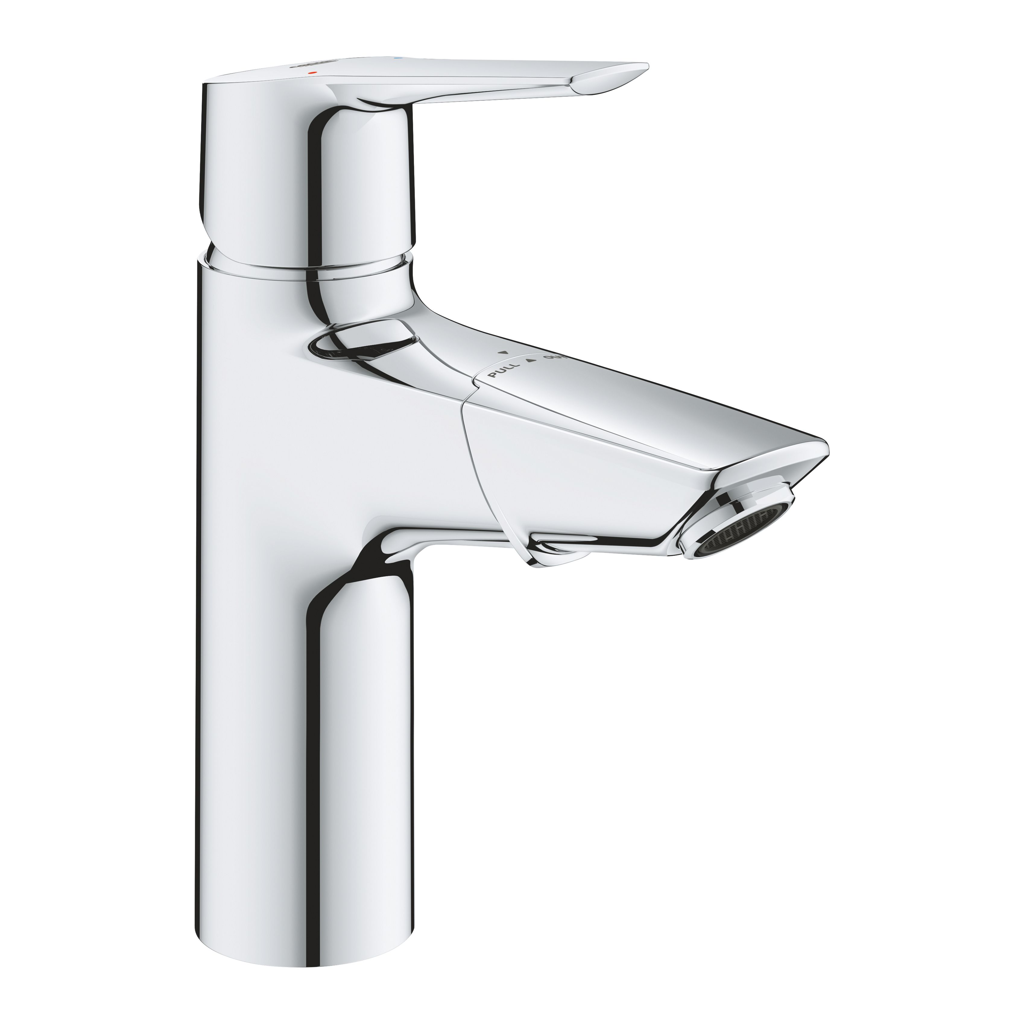 Grohe QuickFix Start Pull-out Chrome effect Manual Basin Mono mixer Tap with Pop-up waste