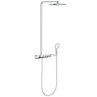 Grohe Rainshower SmartControl 360 Duo Chrome effect Thermostatic Multi head shower
