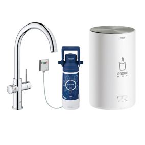 Grohe Red Duo Chrome effect Chrome-plated Boiling water tap