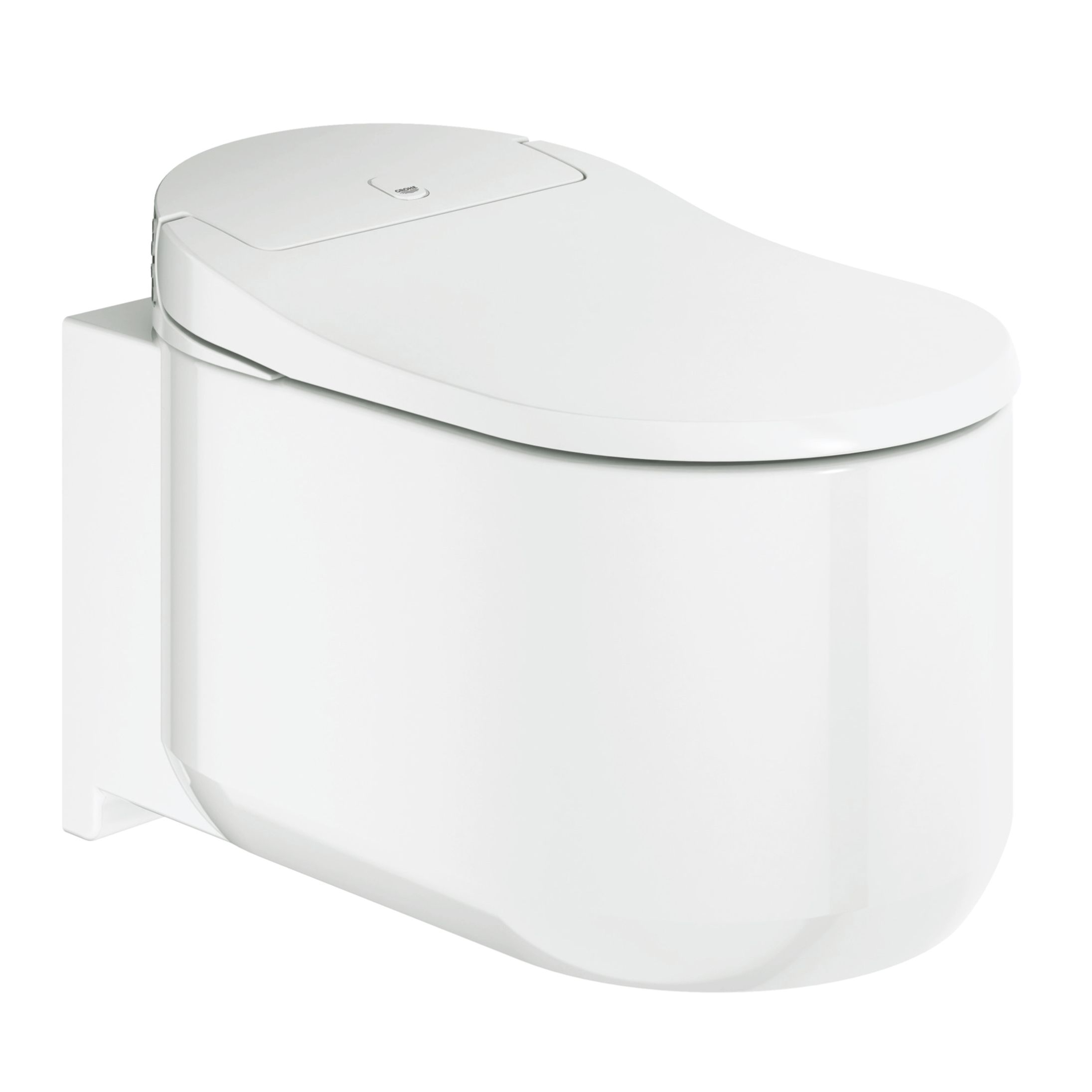 Grohe Sensia arena Alpine White Rimless Wall hung Toilet with Soft close seat & Concealed cistern