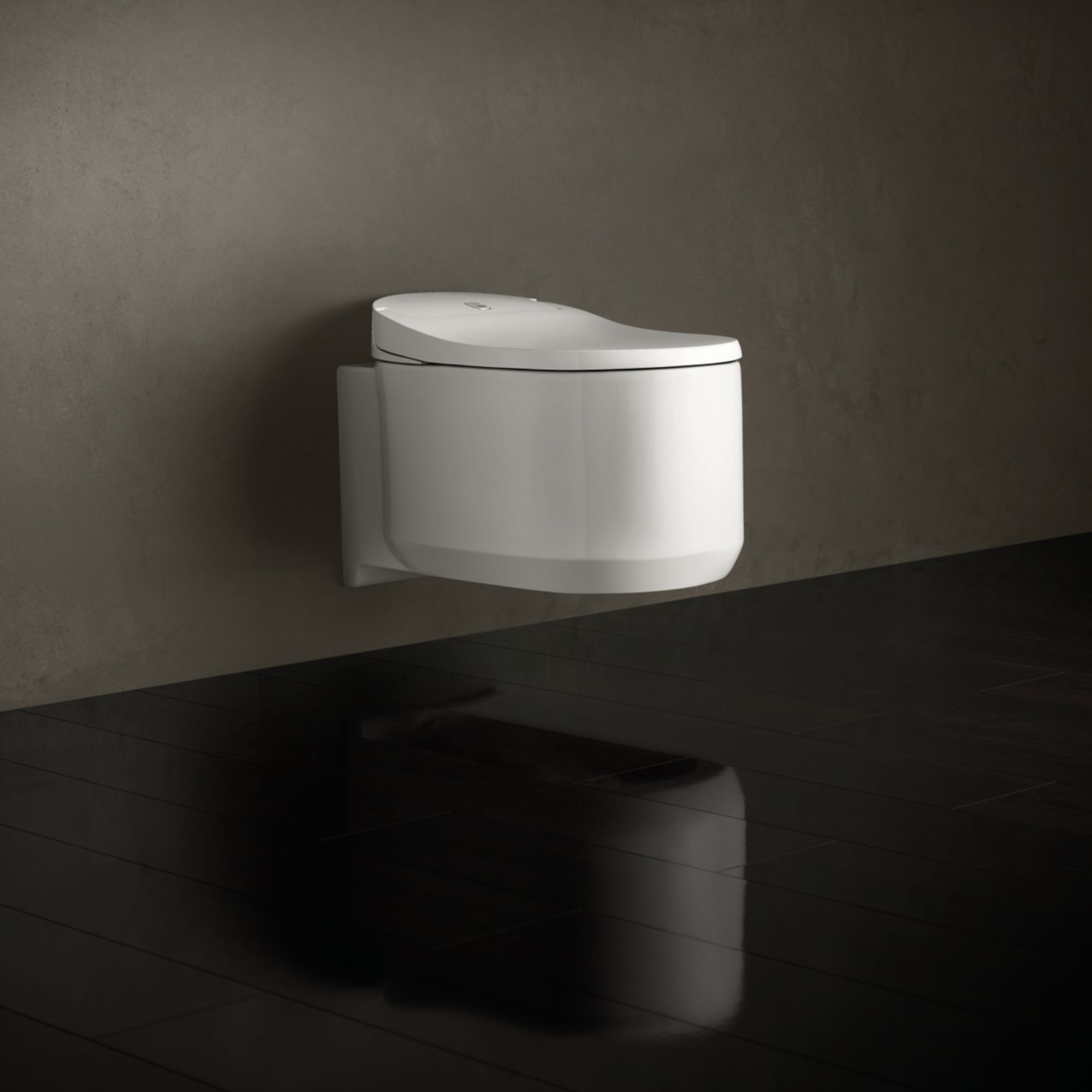 Grohe Sensia arena Alpine White Rimless Wall hung Toilet with Soft close seat & Concealed cistern