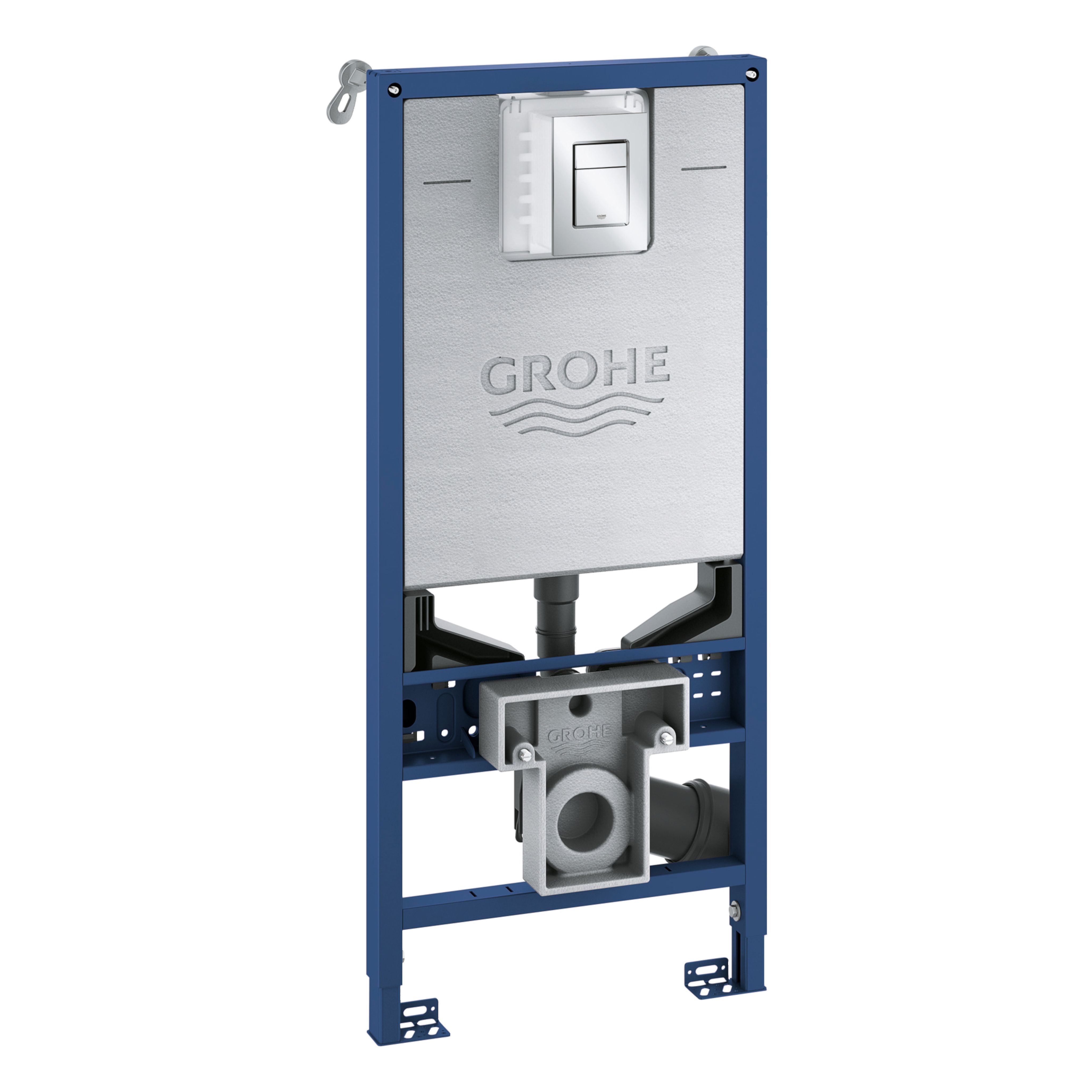 Grohe Sensia arena Alpine White Rimless Wall hung Toilet with Soft close seat & Concealed cistern