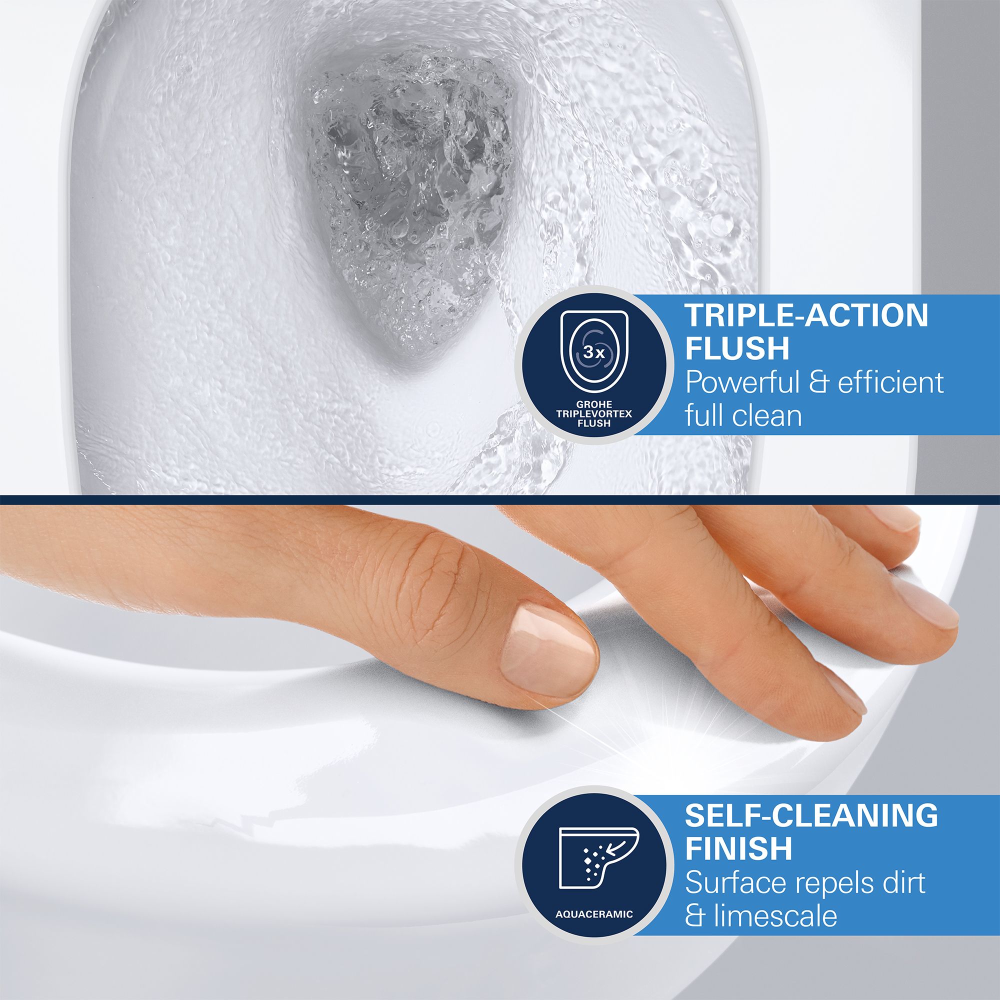 Grohe Sensia Vortex rimless Smart toilet with Soft close seat
