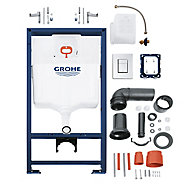 Grohe Solido Blue Wall-mounted Toilet Dual-flush Cistern frame set
