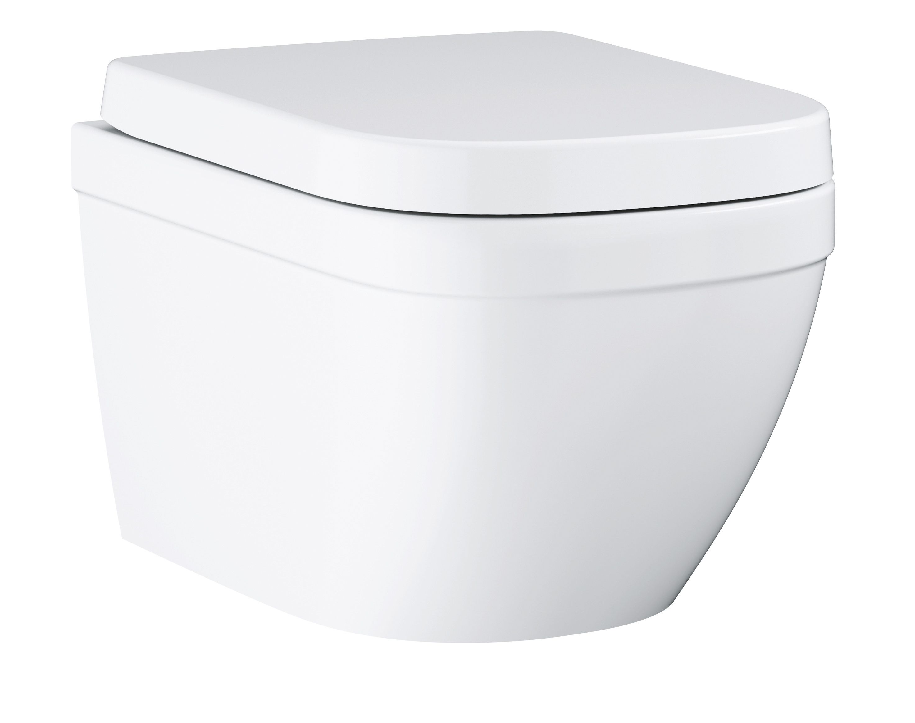 Grohe Solido White Rimless Wall hung Toilet with Soft close seat & Concealed cistern