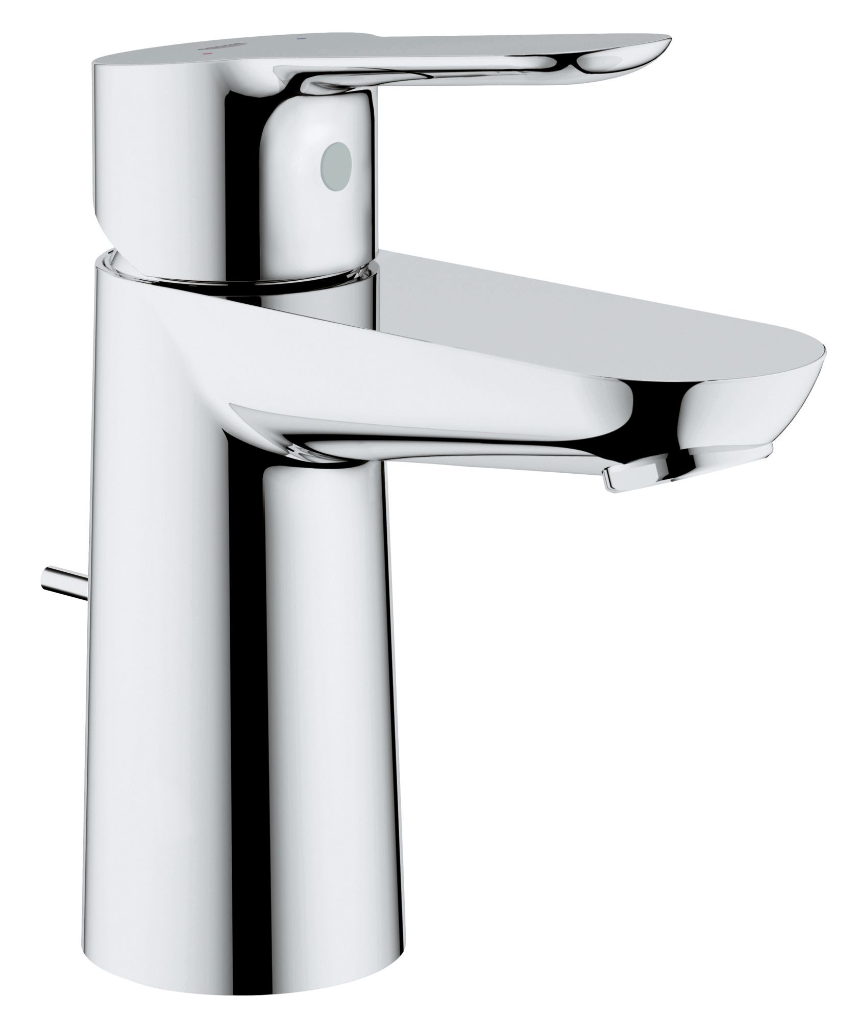 Grohe Start Edge & Bau Gloss Alpine white Round Wall-mounted Cloakroom Basin (W)55.3cm - 3