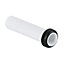 Grohe White Plastic End feed Water pipe (L)0.2m (Dia)45mm