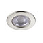 GuardECO Nickel effect Non-adjustable LED Cool white Downlight 6W IP65, Pack of 10