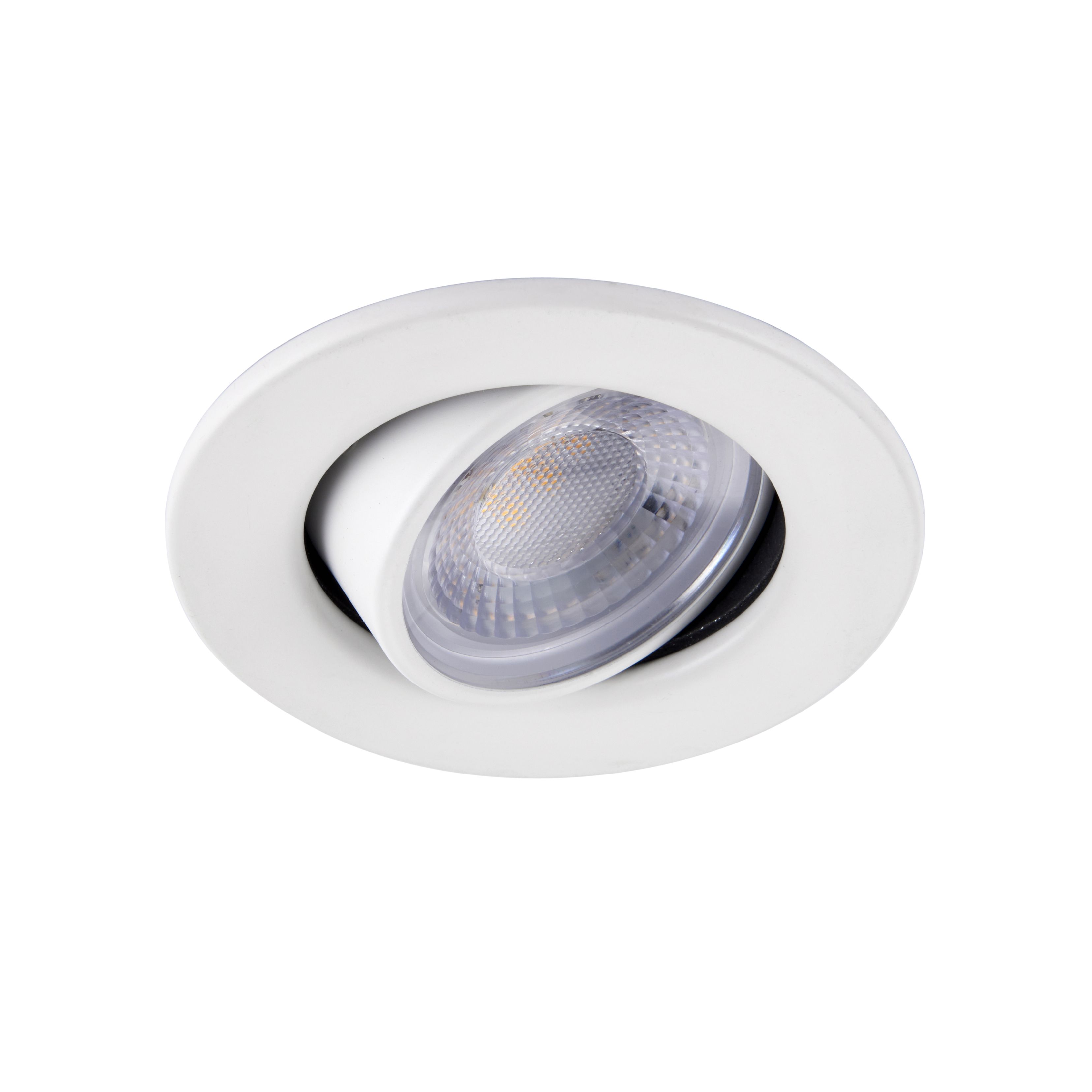 GuardECO White Adjustable LED Cool white Downlight 6W IP20