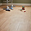 Guigliano Beige Matt Wood effect Ceramic Wall & floor Tile Sample