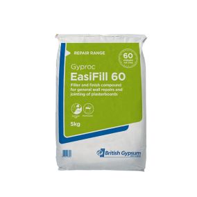 Gyproc Easi-fill Quick dry Two-coat filler & jointing compound 5kg Bag