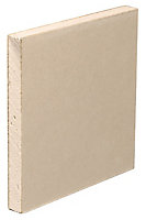 Gyproc Handiboard Square edge 12.5mm Plasterboard, (L)1.22m (W)0.6m