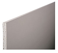 Gyproc Standard Square edge 12.5mm Plasterboard, (L)1.8m (W)0.9m
