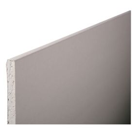 Gyproc Standard Square edge 12.5mm Plasterboard, (L)1.8m (W)0.9m