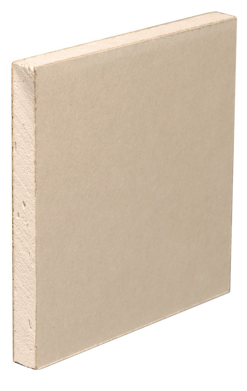 Gyproc Standard Square edge 9.5mm Plasterboard, (L)1.8m (W)0.9m